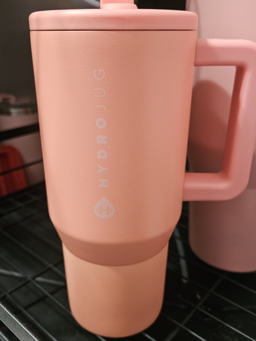 Hydrojug 20oz Summer Peach Insulated Handle Tumbler